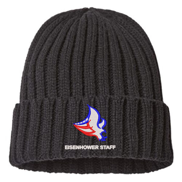 Atlantis Headwear - Sustainable Cable Knit Cuffed Beanie - Embroidered Logo Thumbnail