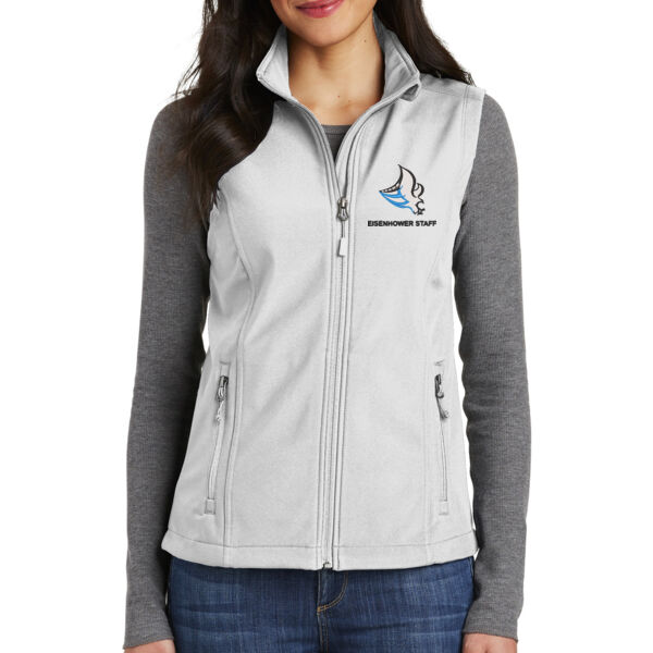 Port Authority® Ladies Core Soft Shell Vest - Embroidered Logo Thumbnail