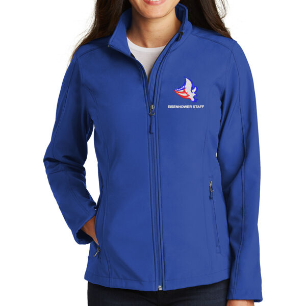 Port Authority® Ladies Core Soft Shell Jacket - Embroidered Logo Thumbnail