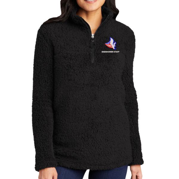 Port Authority® Ladies Cozy 1/4-Zip Fleece - Embroidered Logo Thumbnail