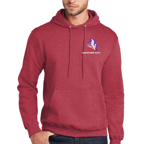 Port & Company® Core Fleece Pullover Hooded Sweatshirt - Embroidered Logo Thumbnail
