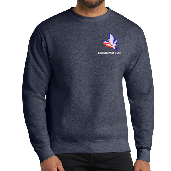 Port & Co Core Fleece Crewneck Sweatshirt - Embroidered Logo Thumbnail