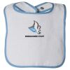 Infant Contrast Trim Terry Bib Thumbnail