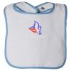 Infant Contrast Trim Terry Bib Thumbnail