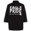 Ten Pearl Button Black Chef Coat Thumbnail