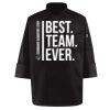 Black Knot Button Chef Coat Thumbnail